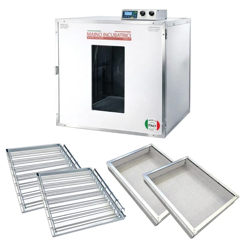 Kit couveuse évolutive 2 tiroirs poule + 2 paniers d'éclosion