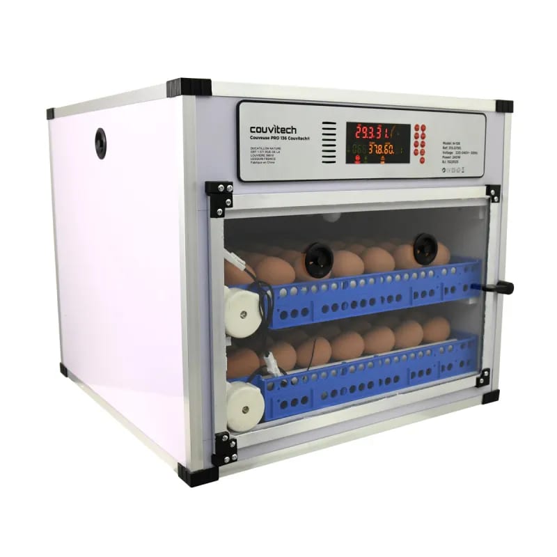 Couveuse automatique Couvitech PRO 136 œufs | Ducatillon